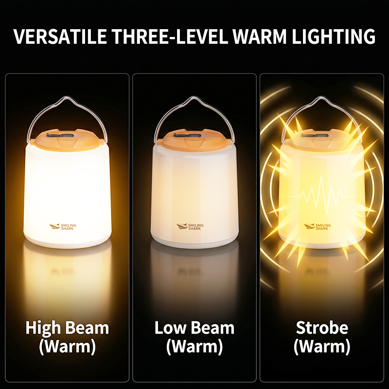 SMILING SHARK LED Rechargeable - Power Outage Light recension och pris