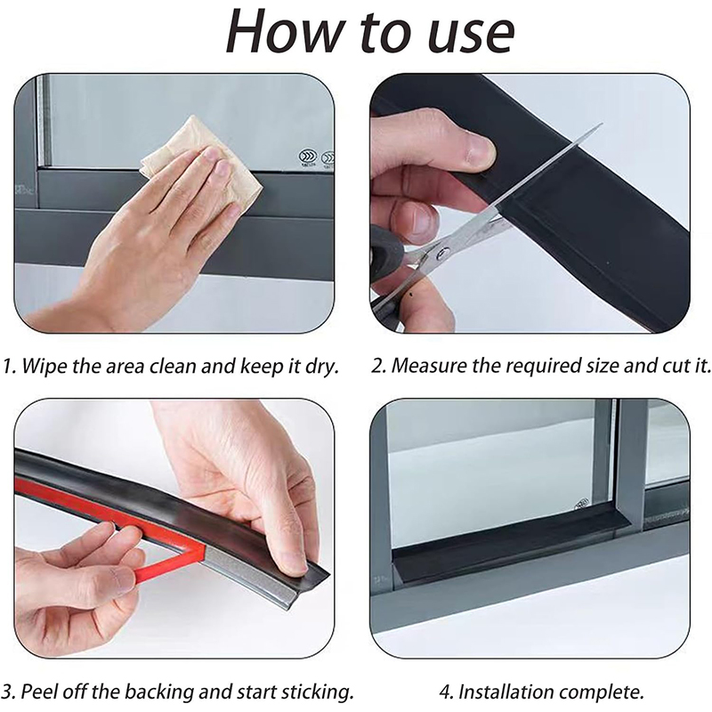 0.5/1/1.5m Window Water Blocki - Window Lock Bar recension och pris
