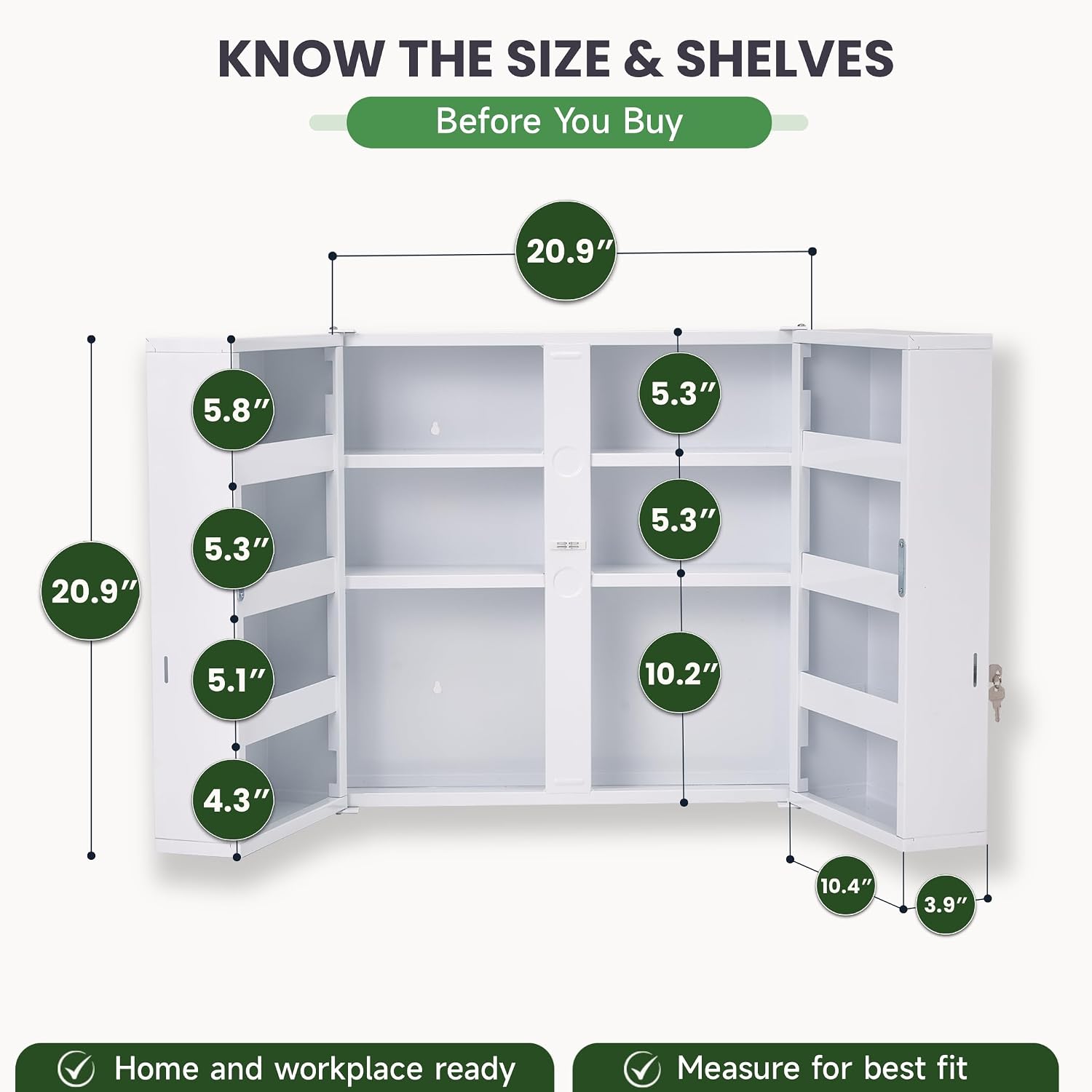 Large Locking Medicine Cabinet - Medicine Cabinet Lock recension och pris